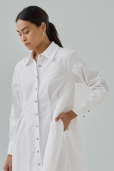 Belted Button Down Dress